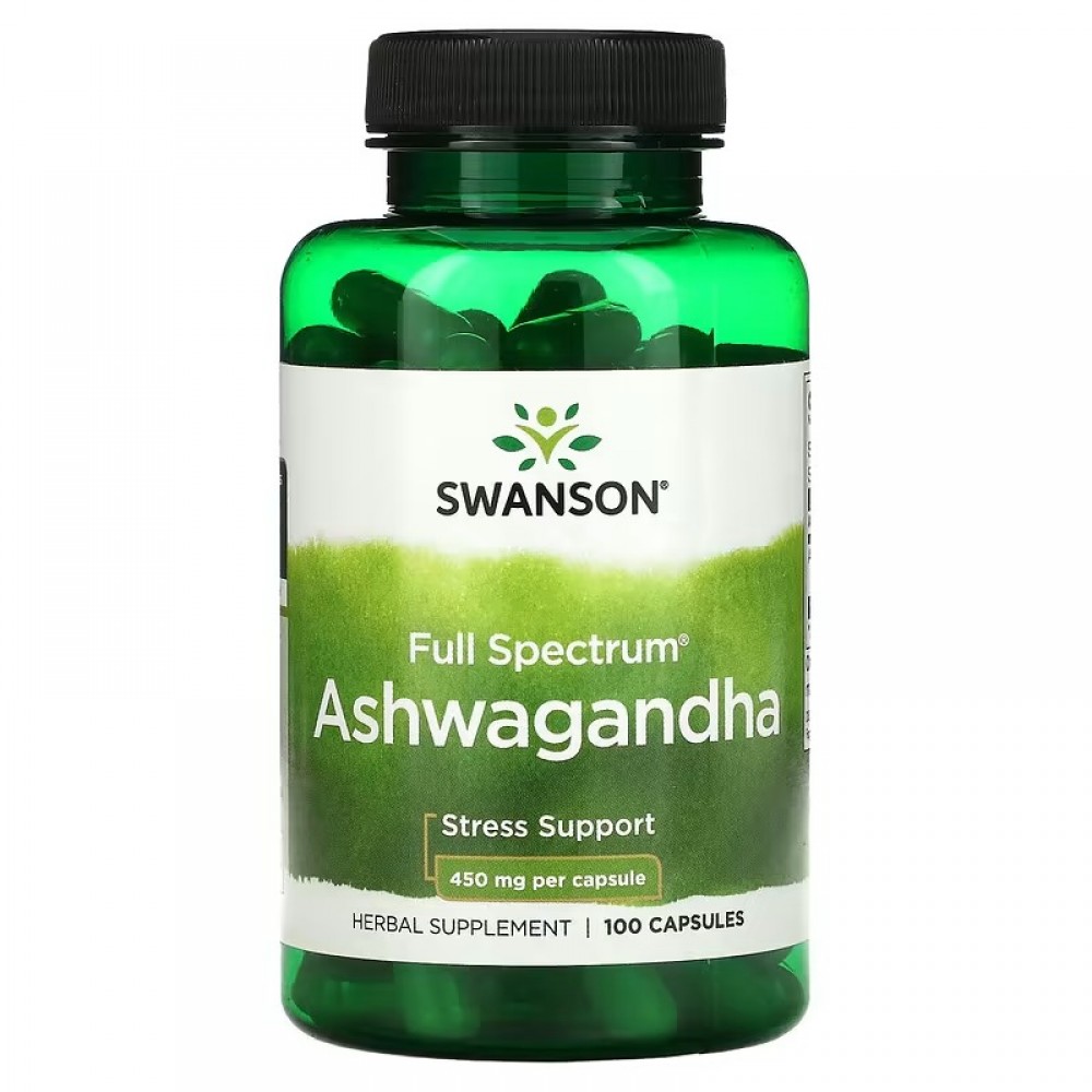 Swanson-Ашваганда 450 mg(100caps)