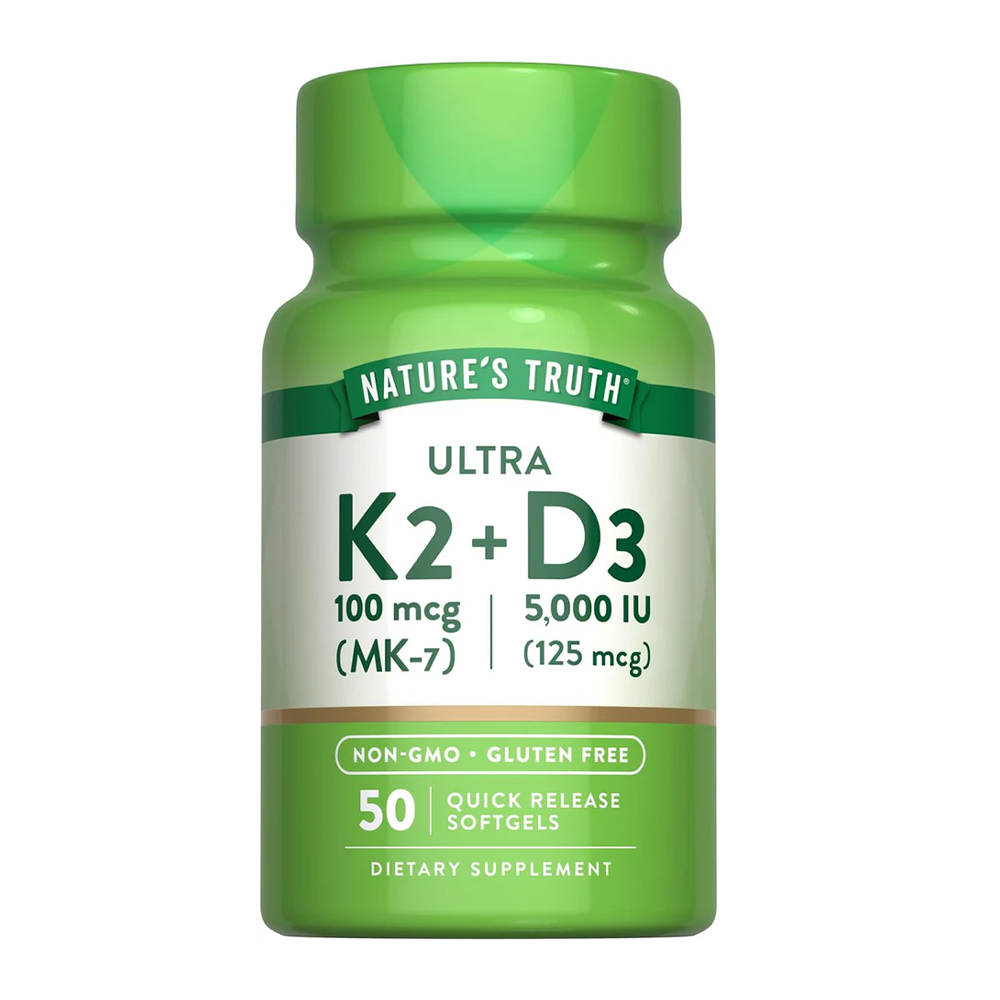 Nature’s Truth Ultra Vitamin D3+K2 50 порций
